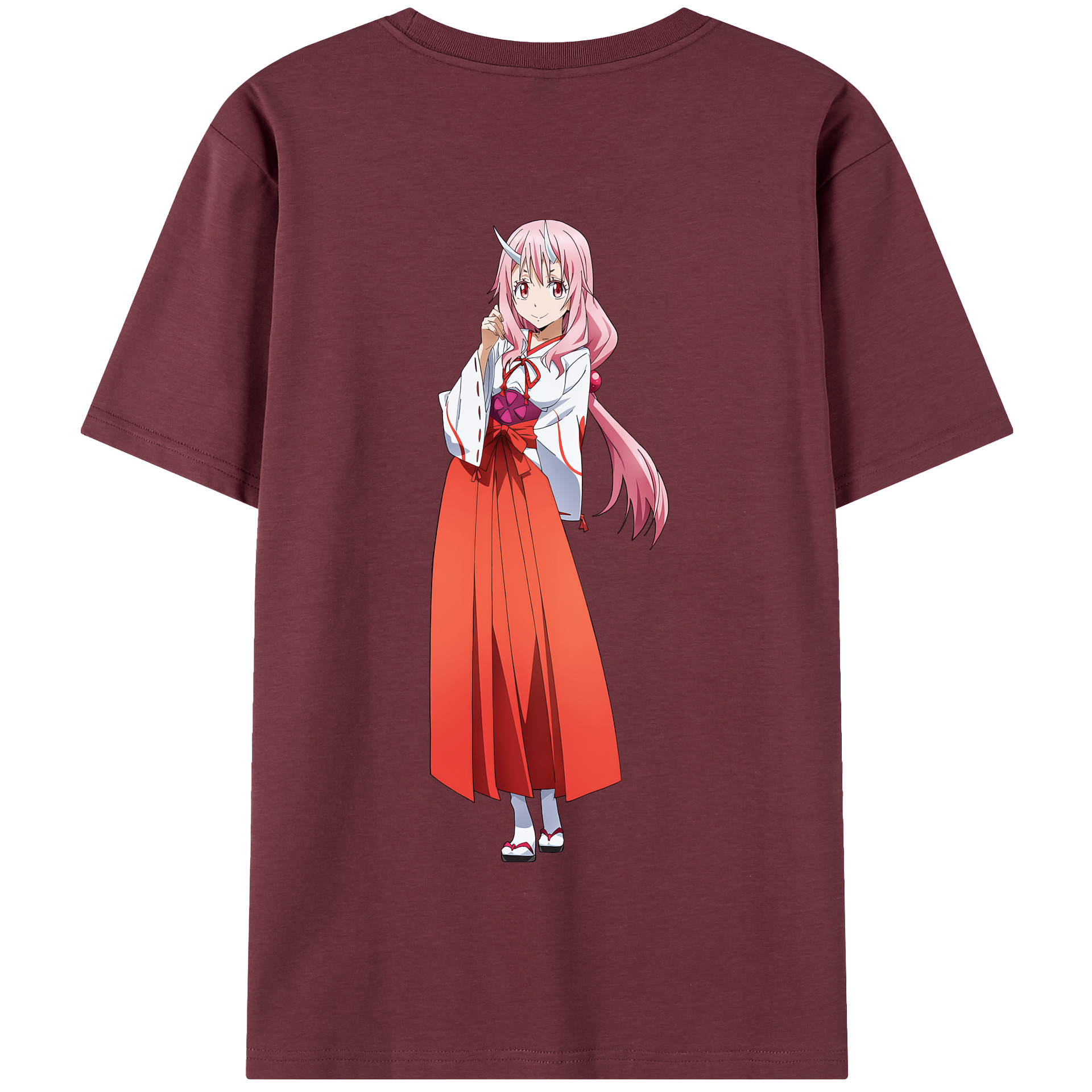 （画像用） 転スラ Regarding Reincarnated to Slime 綿100％半袖Tシャツ（背面プリント）
